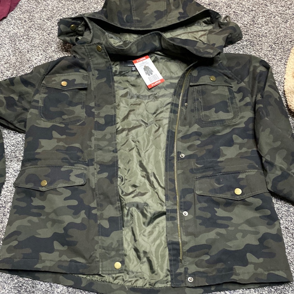 camo jacket lucky jacket size xl